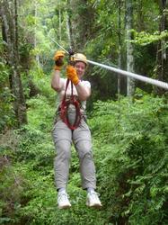 Zip Lining in Golfito, Panama