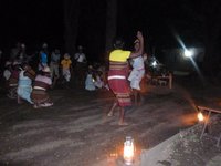 Villagers performing dance