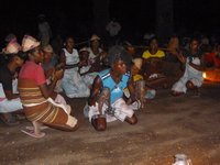 Villagers performing dance