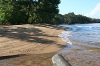 One of the pristine beaches