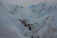 Trekking the glacier