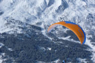 Hang Gliding from Col De La Loze 2014