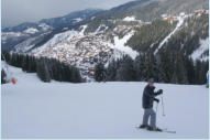 Looking over Meribel Valley 2013