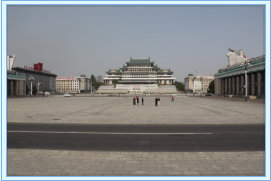 Kim Il Sung Square, the site of military parades