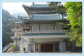 International Friendship exhibition hall showing 4 heavy doors